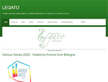 Tablet Screenshot of legato-choirs.com